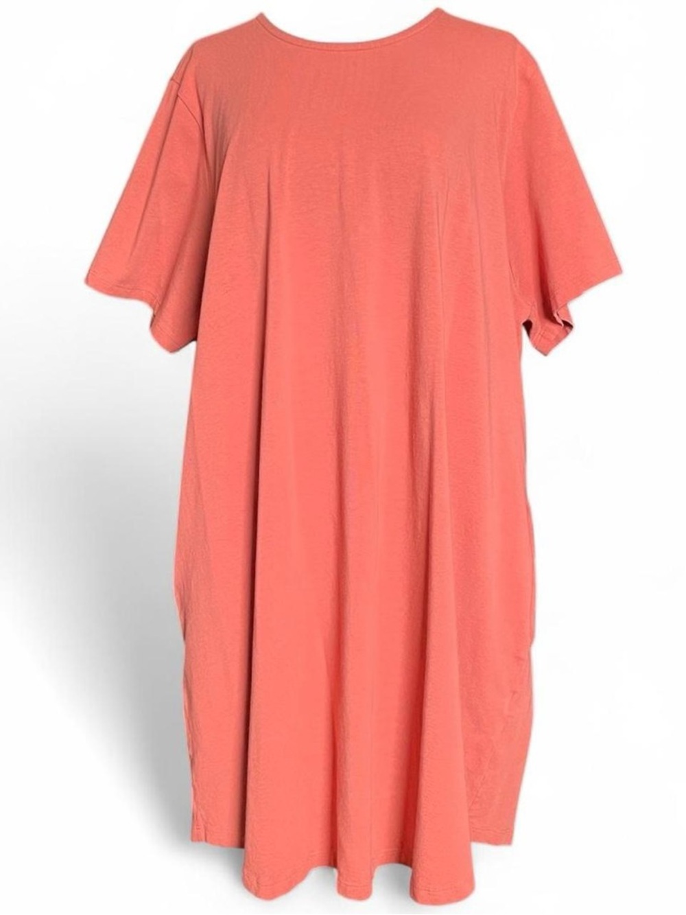 Universal Standard Coral Jersey T-Shirt Dress Size Large